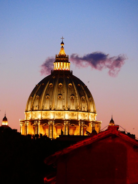 Petersdom, Mái Vòm, Vatican, Roma, Nhà Thờ, Xây Dựng