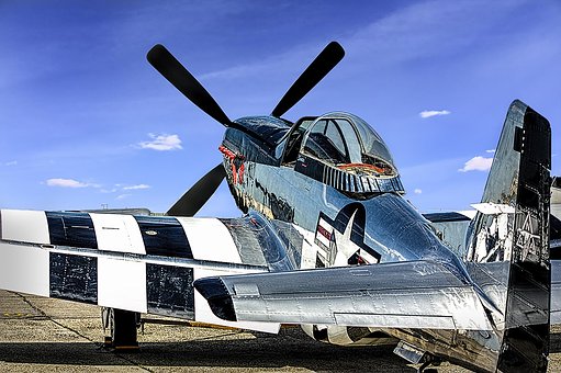 Letadlo, Válečný, P-51, Bojovník