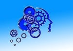 head, brain, man
