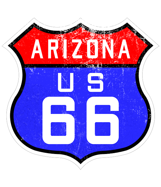 Free Route 66 Highway illustration and picture