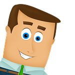 businessman, cartoons, training