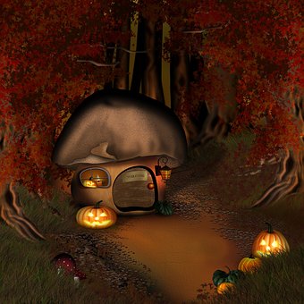 Free Halloween Forest photo and picture