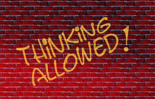 Free wall permission think illustration
