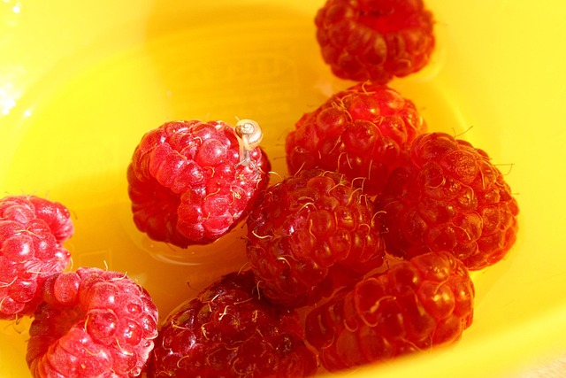 Hindbær, Snegl, Frugt, Bær, Vitaminer