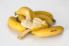 Banane, Tropische Früchte, Gelb