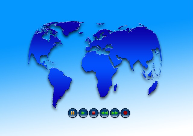 Free earth globe forward illustration