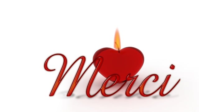 Merci Coeur Bougie · Image gratuite sur Pixabay