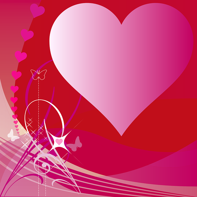 Free valentine heart course vector