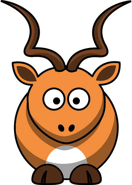 Free antelope nature animal illustration