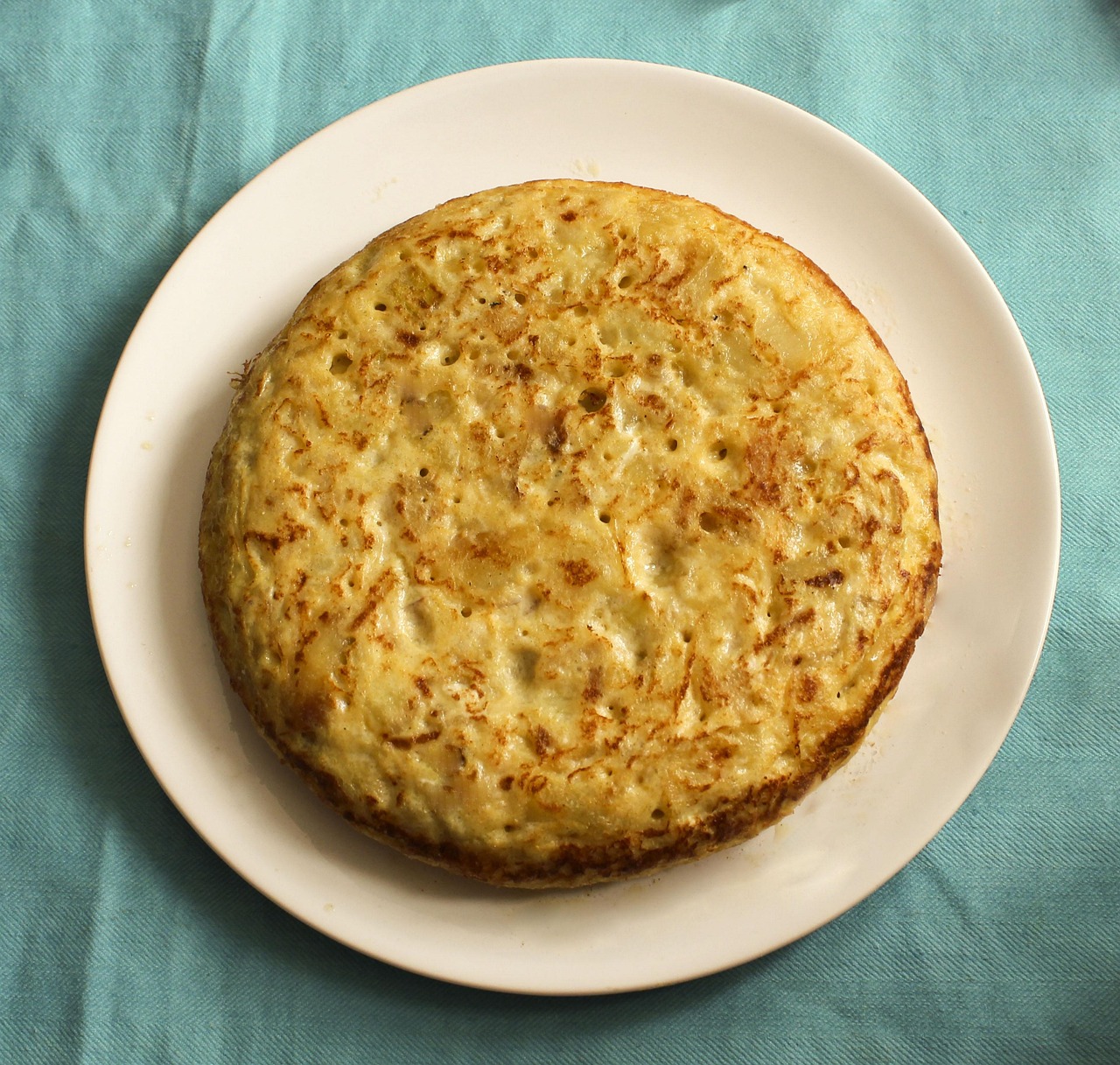 Receta de tortilla de patatas con cebolla