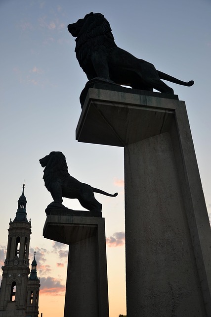 Free Lions Silhouettes photo and picture