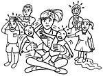child care worker, crying babies, overworked