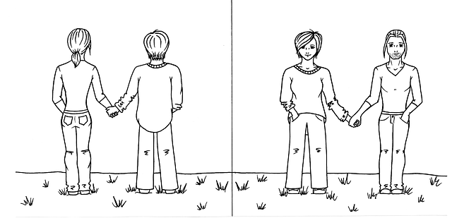 Free bisexual sensitive new age guy metrosexual illustration