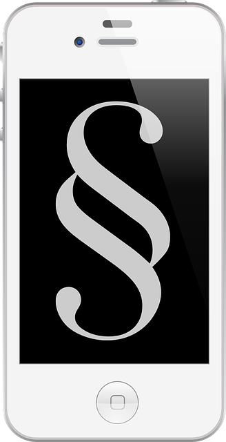 Free paragraph law smartphone vector