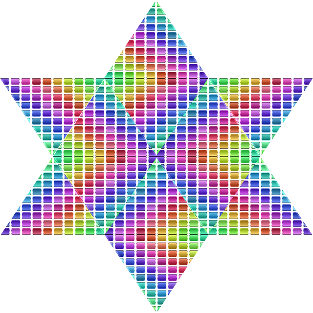 Free rainbow color spectrum illustration