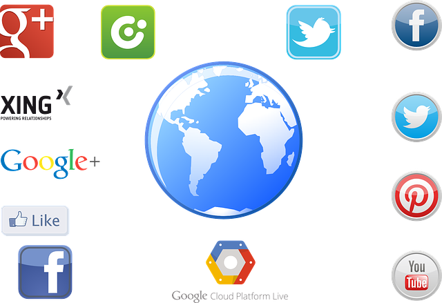 Free social networks icon set it vector