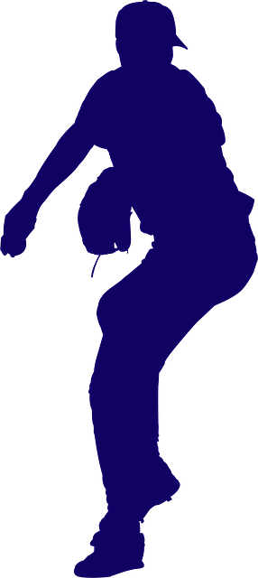 Free baseball pitcher ball illustration