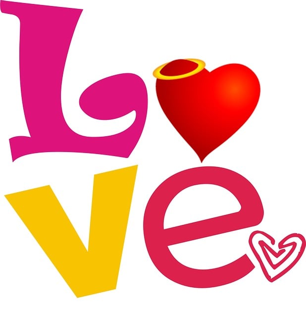Free love heart feelings illustration