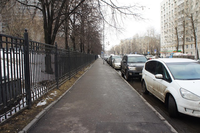 Straße, Nachverfolgen, Bummel, Moskau