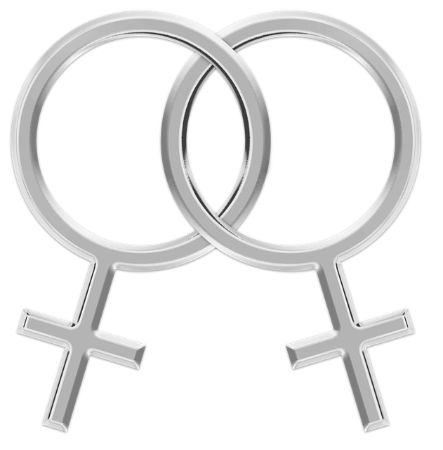 Lesbisk, Symbol, Par, Elsker, Skilt