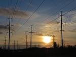 electric, wires, power lines