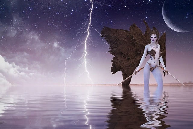 Free lightning thunder enormous illustration