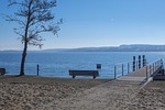 lake constance, park bench, bench
