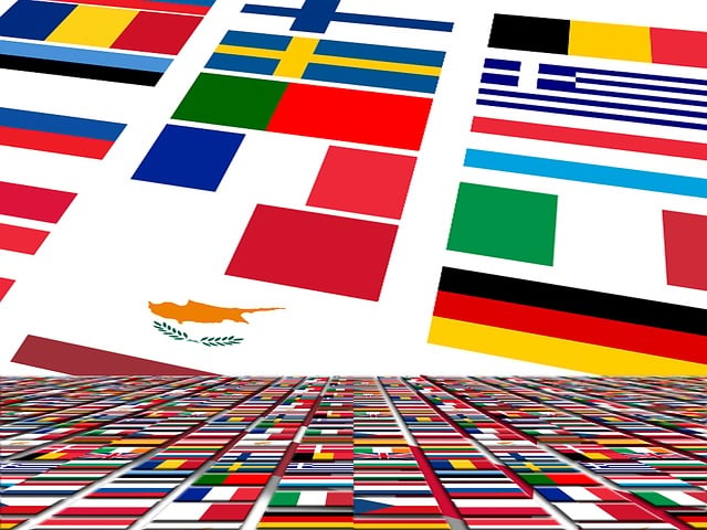 Europa, Steag, Albastru, European