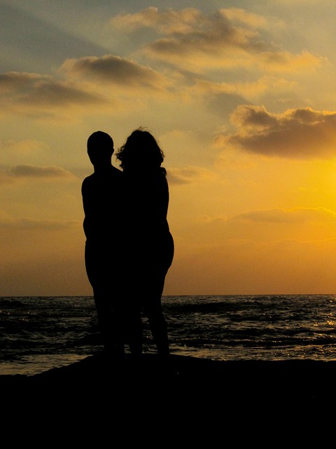 Free Sunset Couple photo and picture