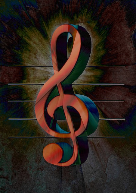 Free clef grades notenblatt illustration