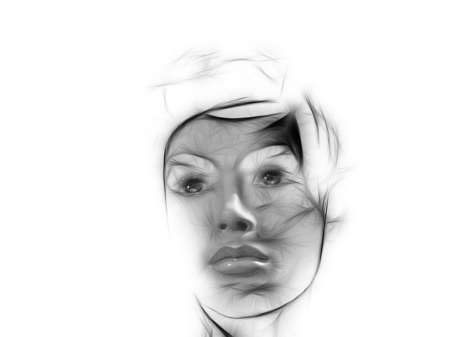 Free face soul head illustration