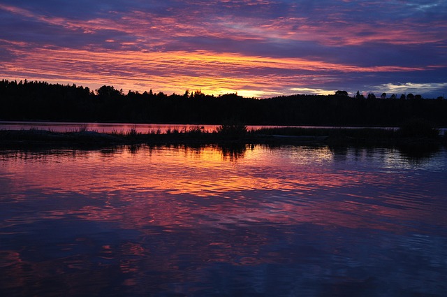 Free Sunset Colors photo and picture