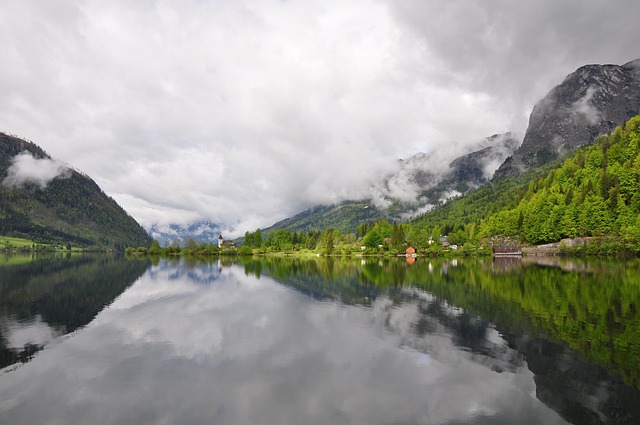 Free Lake Clouds photo and picture