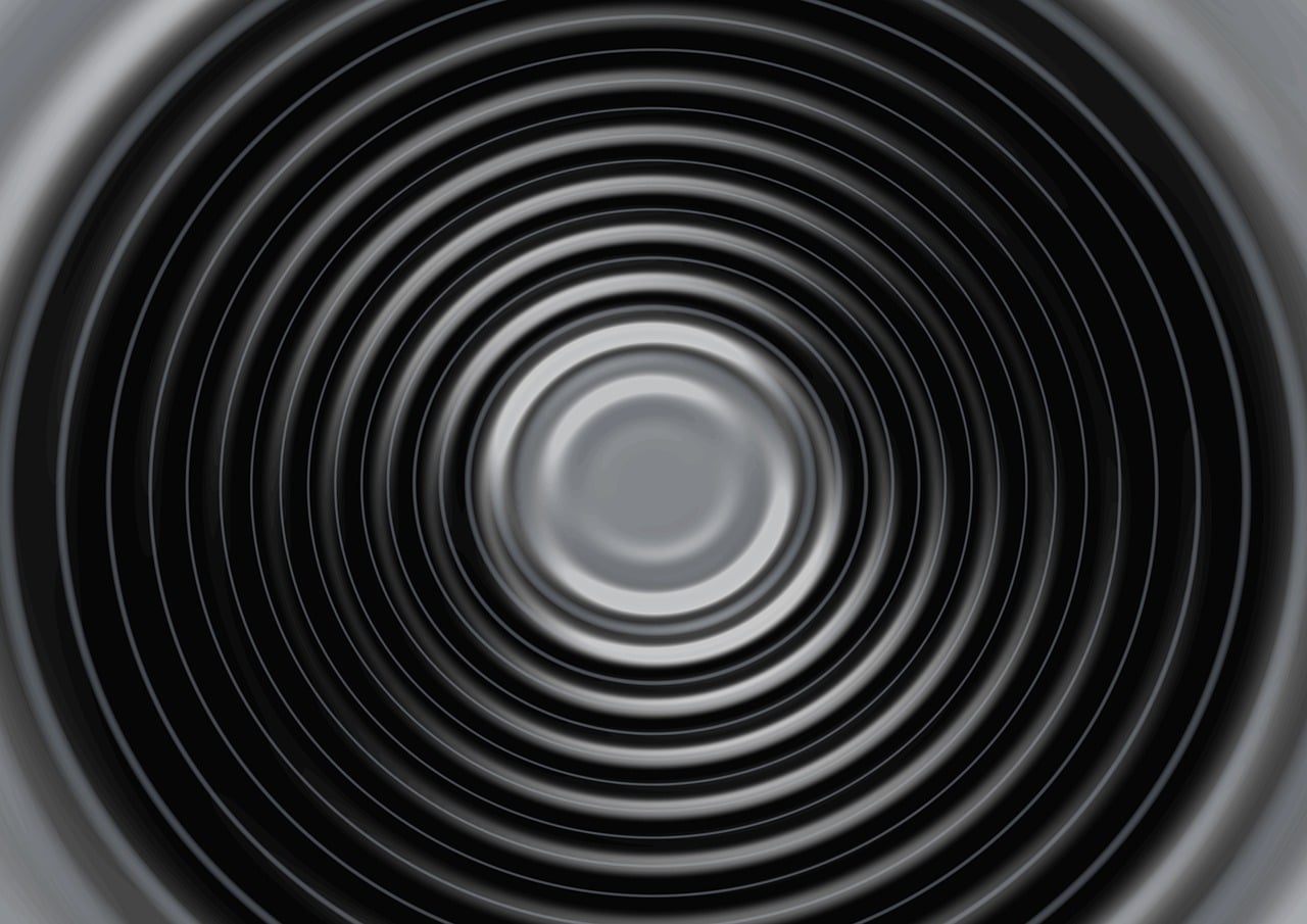 Download free HD stock image of Wave Black Free wave black white illustration