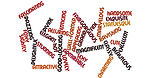 words, word cloud, adjective