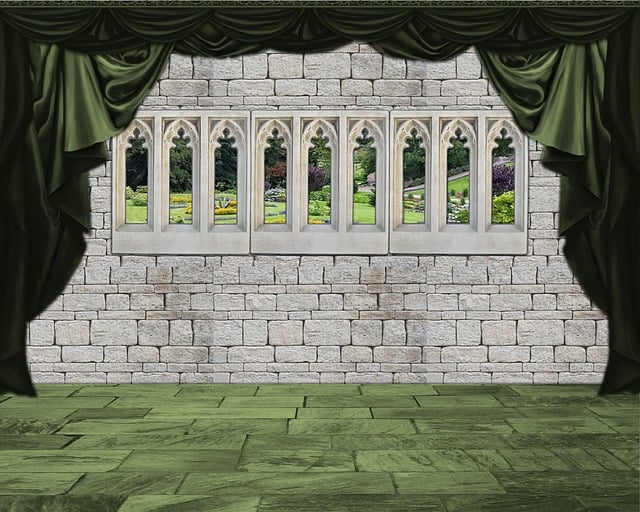 Free interior room castle illustration