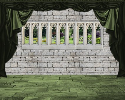 Innere, Zimmer, Schloss, Gotisch