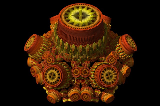 Free fractal abstract design illustration