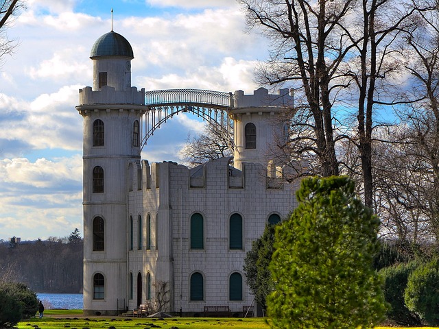 Castelo, Romântico, Natureza