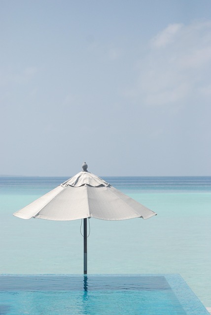 Ocean, nature, parasol and blue — photo by DylanSeo