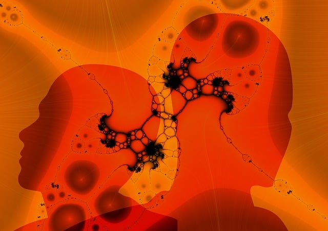 Free connection fractal neural pathways illustration