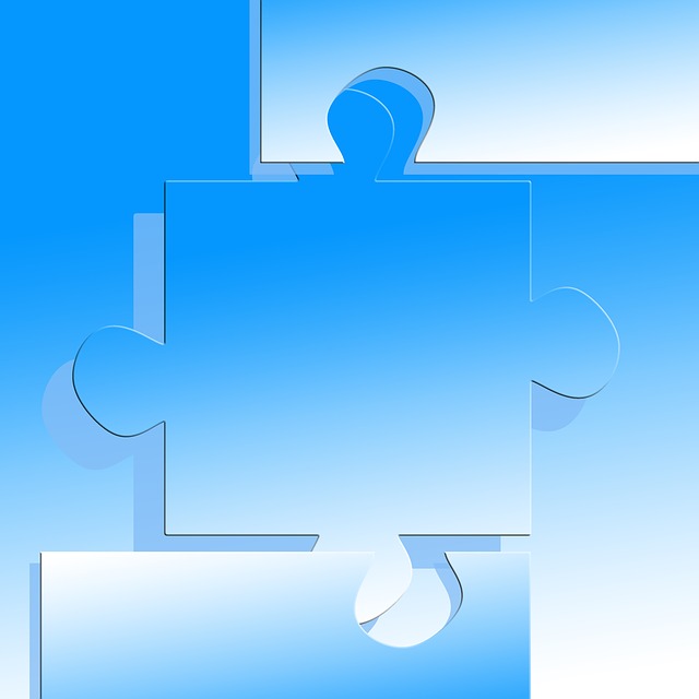 Free puzzle share togetherness illustration