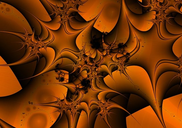 Fractal, Abstracto, Línea, Onda, Diseño