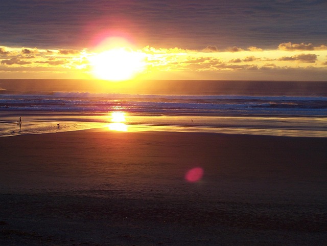 Free Oregon Coast Sunset photo and picture