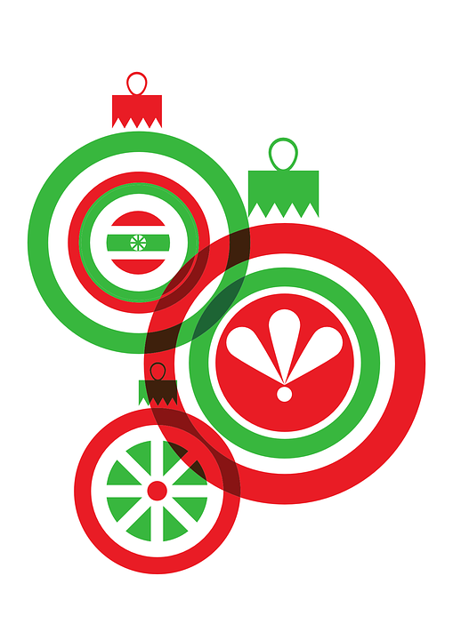 Vector gratis: Navidad, Rojo, Verde, Blanco, Bolas Vector gratis: Navidad, Rojo, Verde, Blanco, Bolas