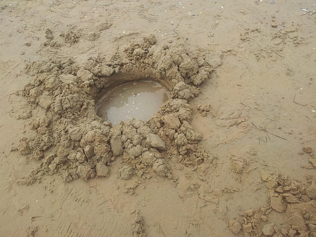 Free Sand Hole photo and picture