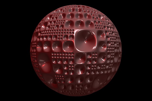 Free sphere ball dimple illustration