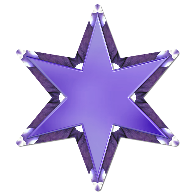 Free star scrapbooking embellishment illustration