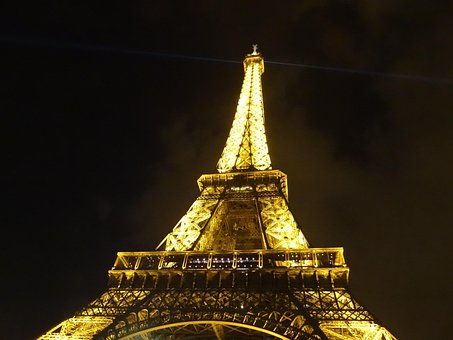 Free Eiffel Tower Night photo and picture