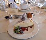 wedding, banquet, cheesecake
